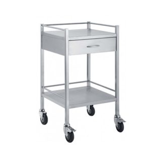 stainless steel instrument trolley