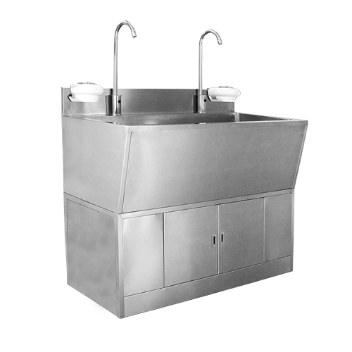 stainless steel surgical scrub sink