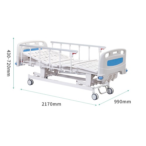 3 crank hospital bed